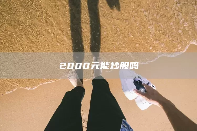 2000元能炒股吗(图1)