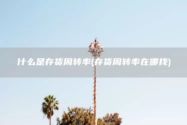 什么是存货周转率(存货周转率在哪找)(图1)